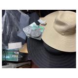 2 purse inserts, 2 summer hats, 2 purse