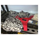 womens large silky pants, red bikini bottom large