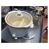 2 quart crock pot, sterno burner