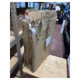 2 white wire storage cube shelves