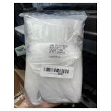1,000 mini plastic bags 1.25' sq zip close