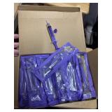 100 (10ml) syringes with storage caps, 5 colors