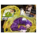 Loofas, Mask respirator, root cover up, toning gls