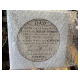 fathers day display plaque