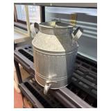 Tin Drink container milk can look