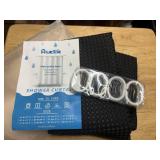 black shower curtain with hooks,