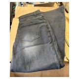 womens xlarge black jeans 35'waist, 29' inseam