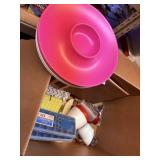 household items, ice tray, metal foil pans,