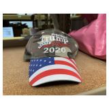 Trump 2020 Camp / American flag bill baseball cap