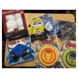 2 marvel flying discs. snowball fight,sonic