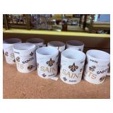 8 NEW ORLEANS SAINTS coffee mugs