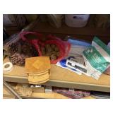 watch bands, set of coasters, face masks