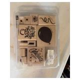 rubber stamp set celebrate  garage