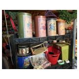 set of 4 cardboard storage containers,lazy susan