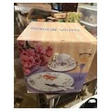 savior vivre new dish set 20 pc service for 4