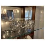 2 crystal lotus flower candleholdere