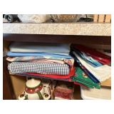 table linens, napkins, tablecloths, paper placemat