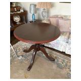 4 leg Pedestal Table 29.5' tall  x 34' wide