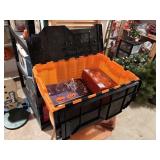 flip top halloween tote, orange bulbs, ghost