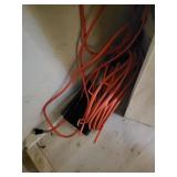 3 extension cords (one with light) & cord keeper