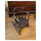 kids wood rocking chair  bedroom 1