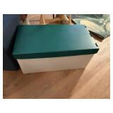 Patriotic Ornaments in double decker storage box