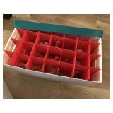 very nice box with christmas ornaments 2 layer