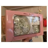 mini china shamrock tea set  family room