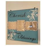 pier 1 imports cherish blessing wall decor holds