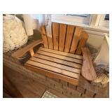 kids bench seat, 32' x 15' tall  family room