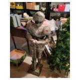 knight in shining armour, 17' w x 50: tall