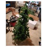 christmas tree 46' tall   basement