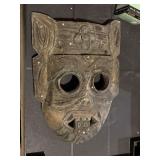 wood mask   basement