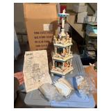 easter carousel, with candle holders,new