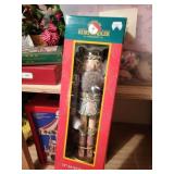 KURT S. ADLER nutcracker 13' , fancy floral themed