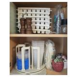 metal bread pans, ice cube trays, sugar bowls,