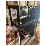 plastic shelf 4 shelves, 58,5' tall x 36'x18'