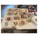 collection of mothers day plates,avon