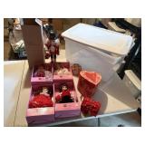 valentines day , 4 dolls, 1 nutcracker, several