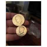 1776-1976, eisenhower dollar, kennedy half dollar