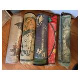 5 scatter rugs, all halloween themed, 2ft x 4ft