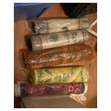 5 scatter rugs, all aprox 2ft x 4ft