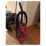 dirt devil vacuum   family room