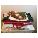 christmas themed kitchen towels, oven mits