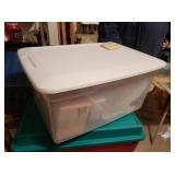 Empty Tote w/ Lid   basement