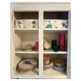 2 sets of china- gingerbread men & christmas trees