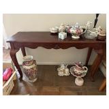 wood sofa table  15' x 45' x 26' tall   LR