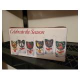 12 days of christmas glasses, dishwasher safe