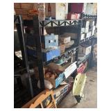 plastic shelf 4 shelves 54' tall x 36' x 18'