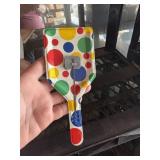 antique metal party noise maker   garage